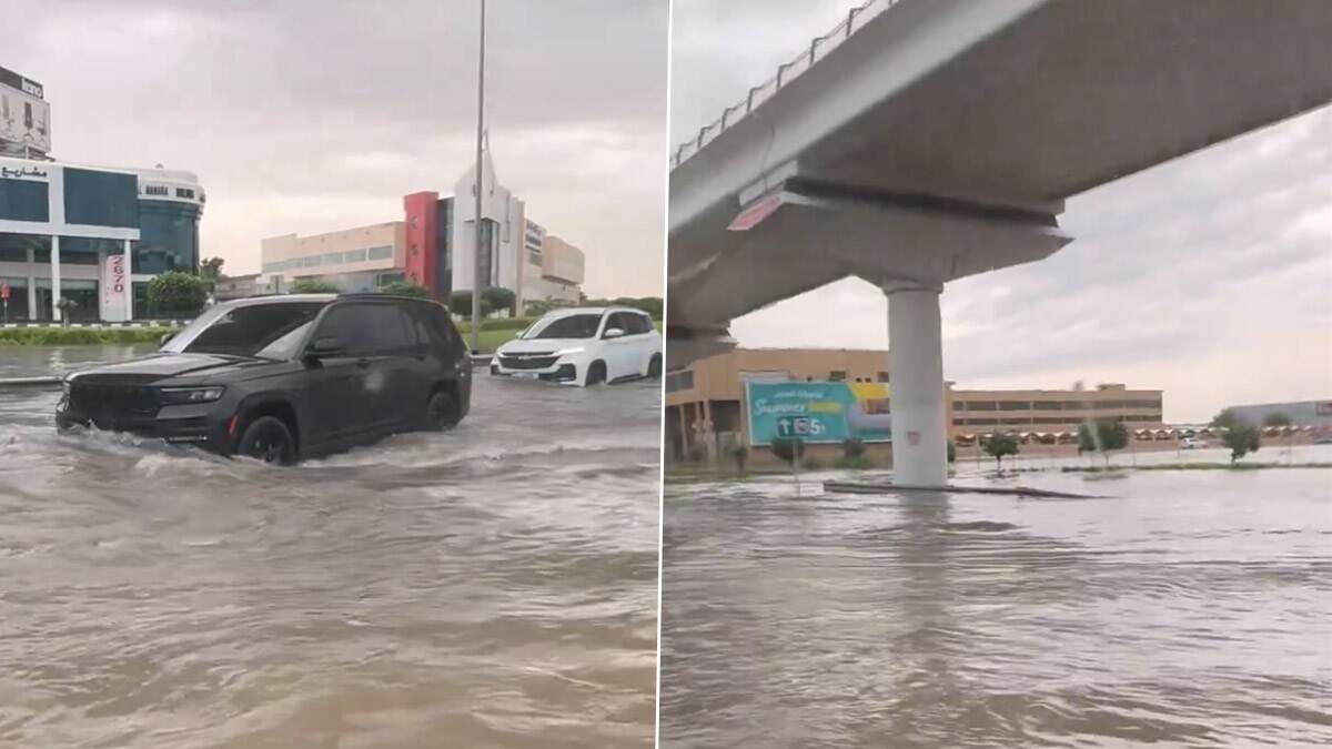Dubai Floods: மீண்டும் துபாயில் கொட்டித் தீர்க்கும் கனமழை.. தத்தளிக்கும் பாலைவன துபாய்..!