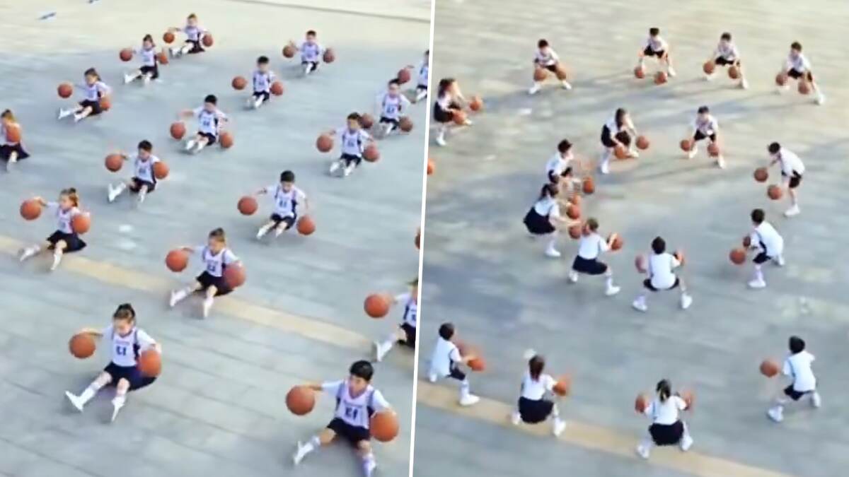 China Basketball Training School: கூடைப்பந்தில் அசத்தும் சிறார் குழு; பலே பயிற்சியுடன் மாஸ் காண்பித்து வியக்கவைக்கும் வீடியோ.!