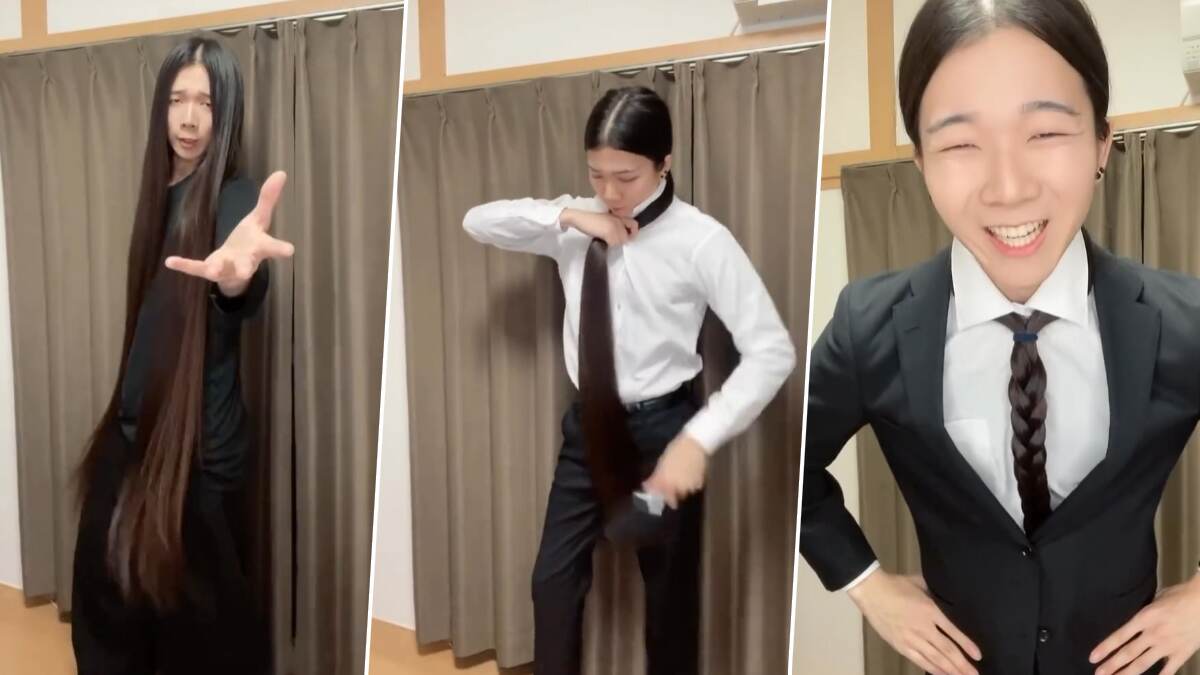 Hair Used As Tie: 