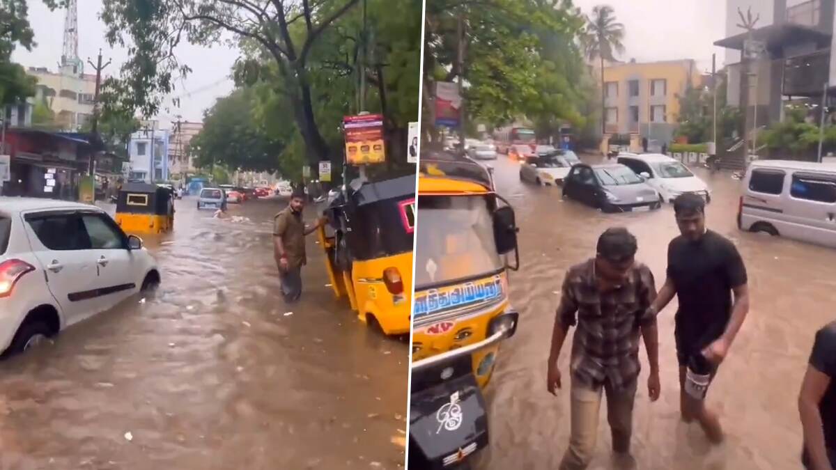 Madurai Rains: தென்மாவட்டங்களை புரட்டியெடுக்கும் கனமழை; வீதிகளில் தேங்கி நிற்கும் மழைநீர்.!