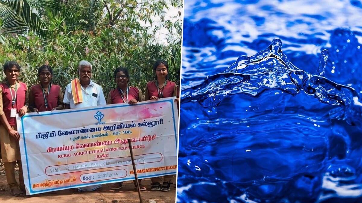 Bordeaux Mixture Fungicide: போர்டோ கலவை தயாரித்தல்.. வேளாண் கல்லூரி மாணவிகள் விளக்கம்..!