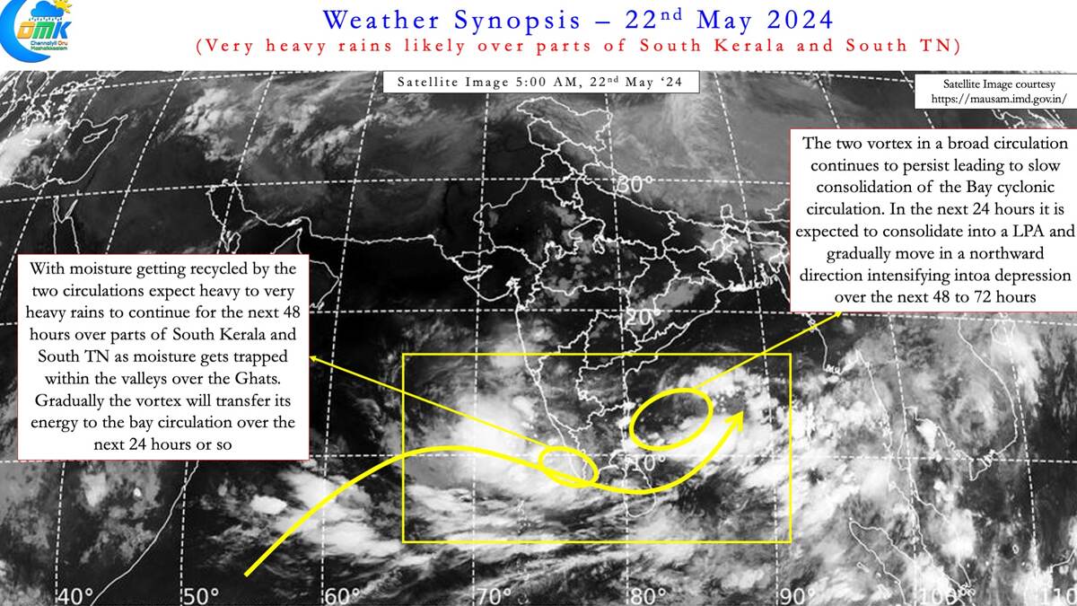 TN Weather Report: கொட்டித் தீர்க்கும் கனமழை.. மீனவர்களுக்கான எச்சரிக்கை.. வானிலை ஆய்வு மையம் தகவல்..!