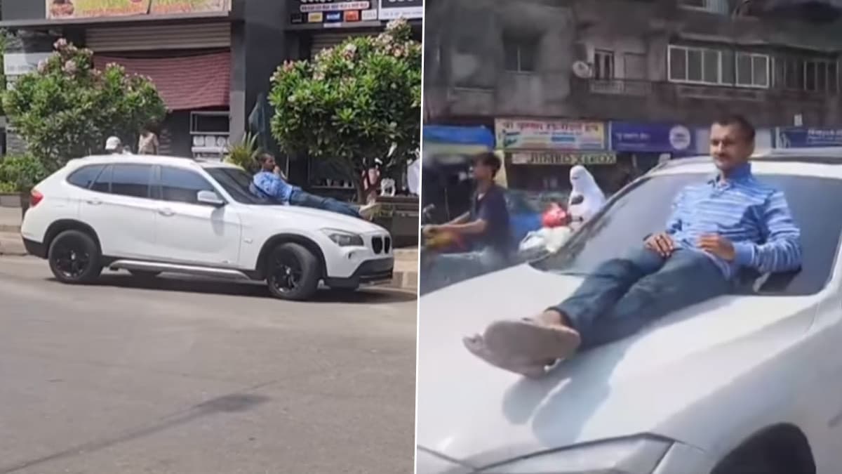 Viral Video: பிஎம்டபிள்யு பேனட்டில் இளைஞர்; தந்தையின் காரில் மாஸ் கட்டிய சிறுவன்.. ஆப்படித்த காவல்துறை.!