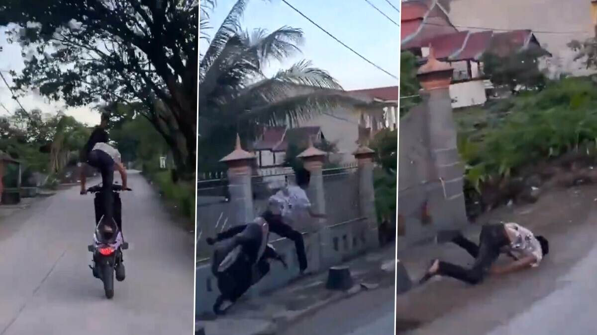 Stunt Ends Accident: நடுரோட்டில் வித்தை கட்டி, வாரி விழுந்த சிறுவன்; வைரலாகும் வீடியோ.. கண்டிக்கும் நெட்டிசன்கள்.!