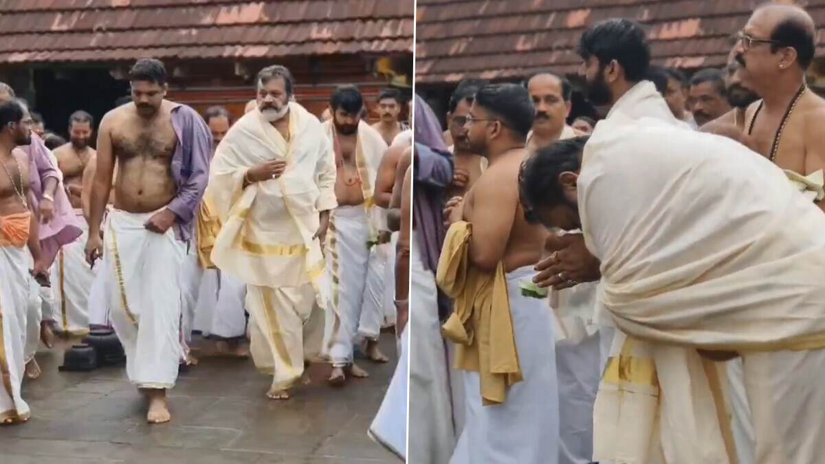 BJP MP Suresh Gopi Offers Prayers in Tali Maha Shiva Kshetram: மத்திய அமைச்சர் பதவி; பயபக்தியுடன் கோவிலில் சுவாமி தரிசனம் செய்யும் நடிகர் சுரேஷ் கோபி.!