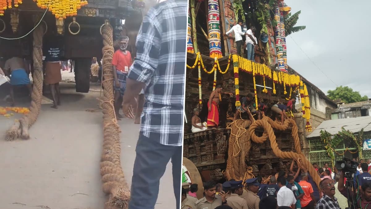 Nellaiappar Temple Festival: கோலாகலமாக தொடங்கிய நெல்லையப்பர் கோவில் தேரோட்டம்; திடீரென வடம் அறுந்ததால் பக்தர்கள் கடும் அதிர்ச்சி..!