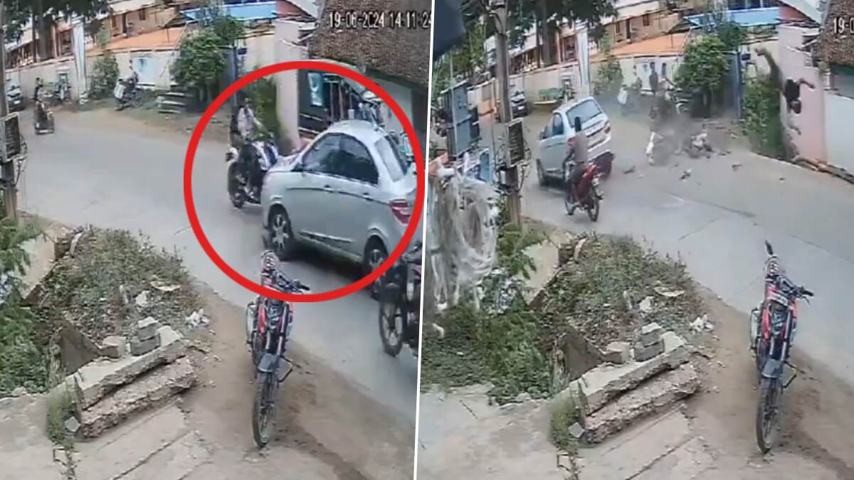 Young Man Died In Bike Accident : அதிவேகமாக இருசக்கர வாகனத்தில் சென்ற வாலிபர் பலி; நெஞ்சை பதைபதைக்க வைக்கும் சிசிடிவி காட்சிகள்..!