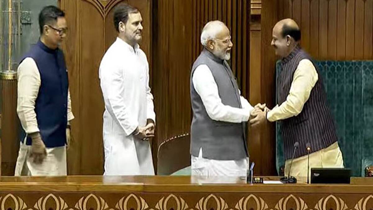 Om Birla Elected As Lok Sabha Speaker: மக்களவை சபாநாயகர் தேர்தல்.. மீண்டும் சபாநாயகரான ஓம் பிர்லா..!