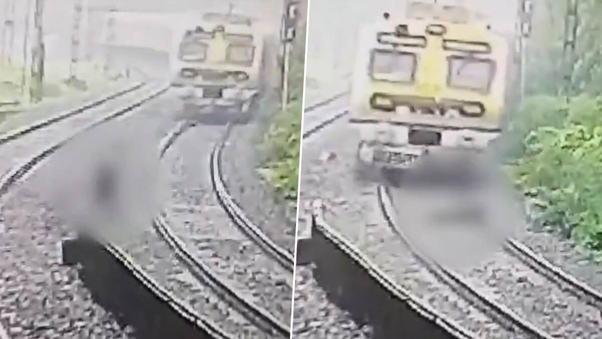 Father Son Suicide Caught by CCTV: இரயில் முன் பாய்ந்து தந்தை-மகன் தற்கொலை; நெஞ்சை பதறவைக்கும் இறுதி நொடிகள்.. பதறவைக்கும் காட்சிகள்.!