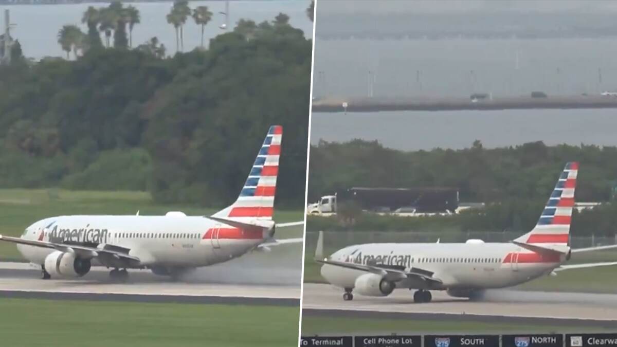 American Airlines Flight: ஓடுபாதையில் சக்கரங்களை இழந்த விமானம்; நல்வாய்ப்பாக உயிர்தப்பிய 176 பயணிகள்.!