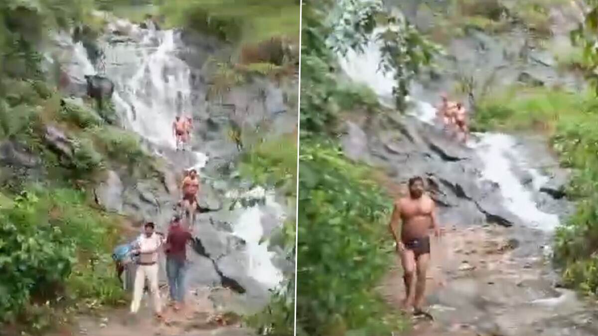 Alekan Falls: அருவியில் குளித்த சுற்றுலாப்பயணிகளின் உடைகளை தூக்கி வந்து அலறவிட்ட காவல்துறை; காரணம் என்ன?.!