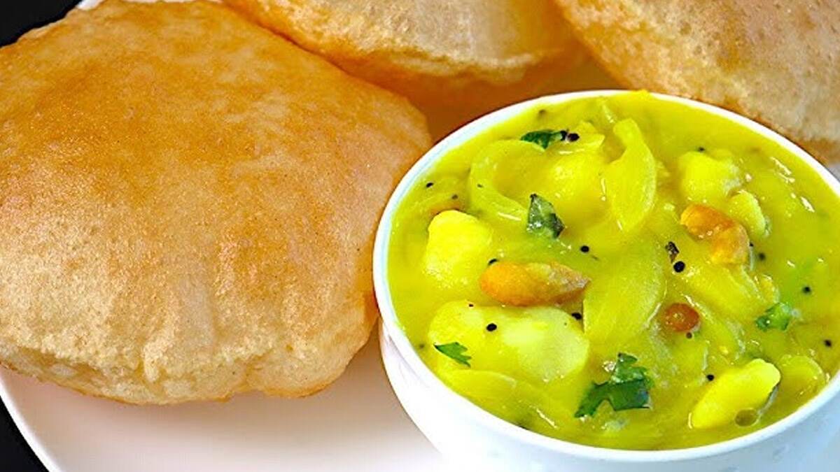 Hotel Style Poori Kizhangu Recipe: ஹோட்டல் ஸ்டைலில் பூரி கிழங்கு மசாலா செய்வது எப்படி..? விவரம் உள்ளே..!