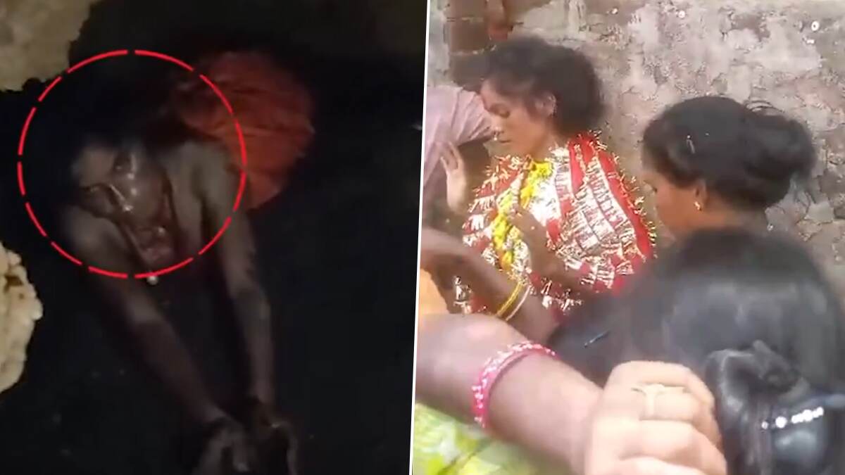Minor Girl Behaves Like A Snake: குகையில் பாம்பு போல் நடந்துகொண்ட சிறுமி.. வீடியோ வைரல்..!