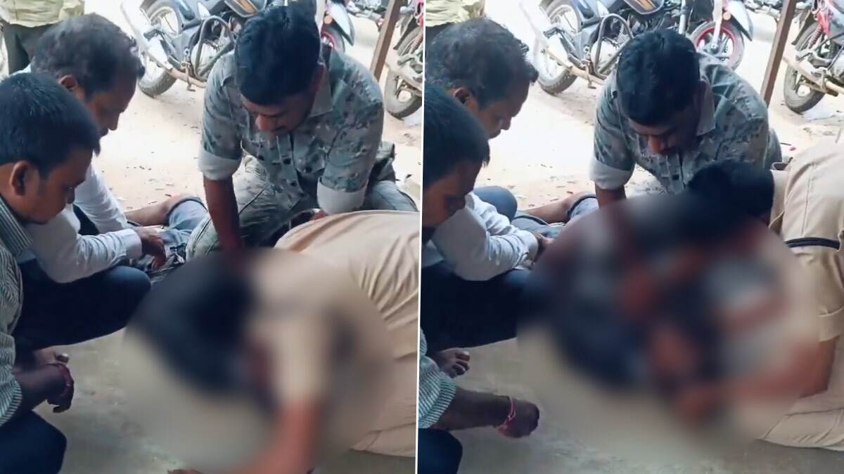 CPR Treatment For Teenager: மயங்கி விழுந்த நபர்; சிபிஆர் சிகிச்சை அளித்து காப்பாற்றிய காவலர்கள்.. குவியும் பாராட்டு..!