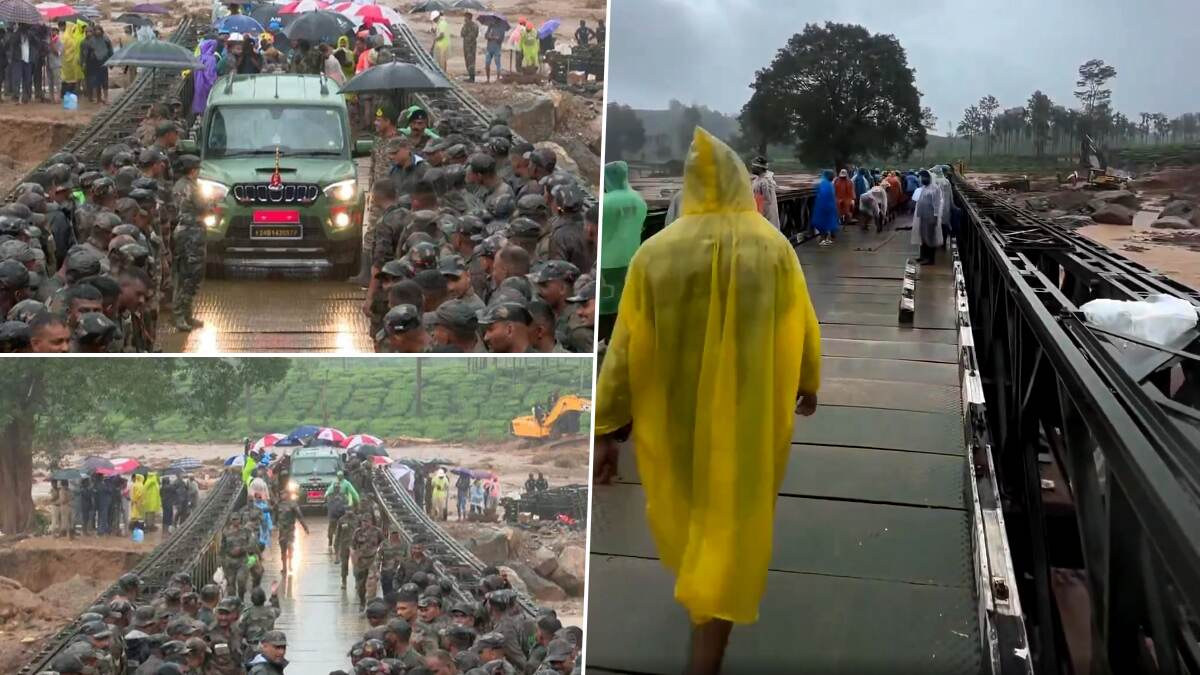 Wayanad Landslides: ராயல் சல்யூட்! 36 மணிநேரத்தில் ஆற்றின் குறுக்கே பாலத்தை அமைத்து அசத்திய இந்திய இராணுவம்; விபரம் இதோ.!