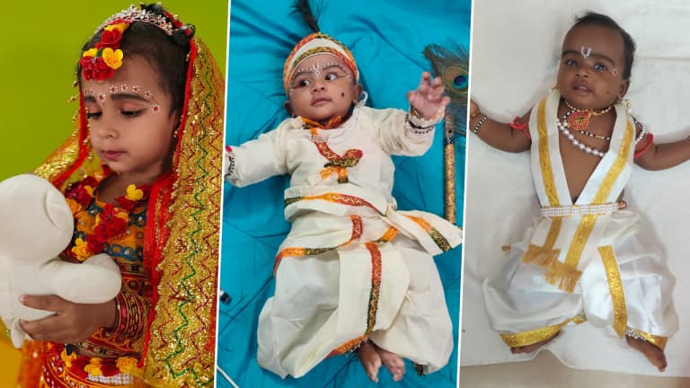 Krishna Janmashtami 2024: தமிழகம் முழுவதும் கிருஷ்ண ஜெயந்தி கோலாகலம்.. குழந்தைகள் கிருஷ்ணர், ராதை வேடமிட்டு மகிழ்ச்சி..!