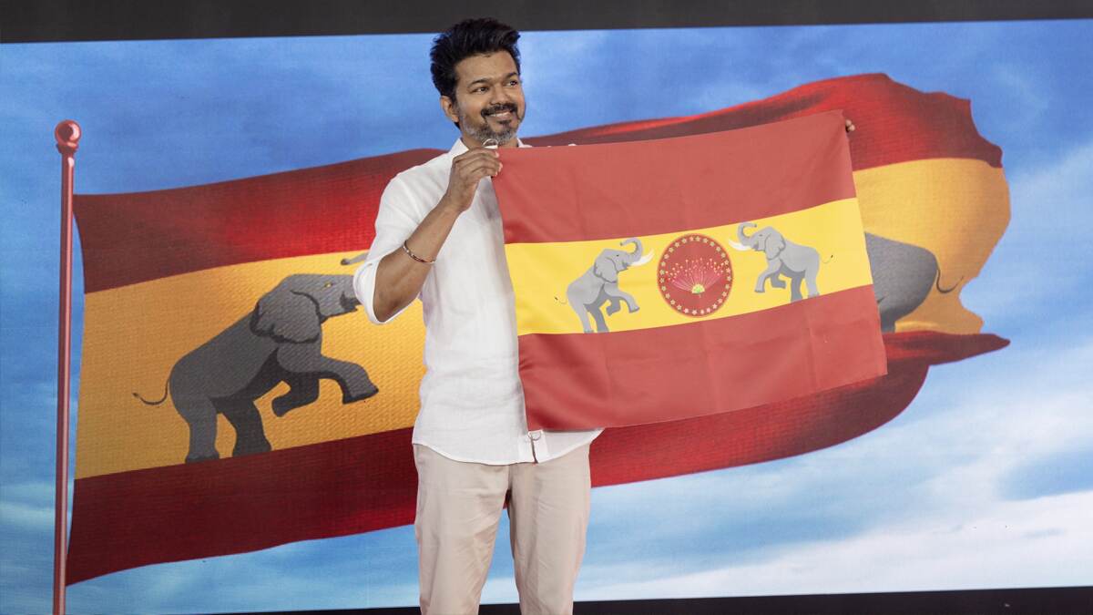 Vijay’s TVK Flag Issue: விஜய்யின் கட்சி கொடியில் இடம்பெற்ற யானை.. எழுந்த குற்றச்சாட்டுக்கள்..!