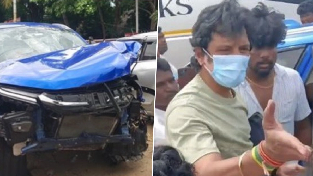 Actor Jiiva Car Crash: நடிகர் ஜீவா சென்ற கார் விபத்து.. குடும்பத்துடன் சென்றபோது நடந்த விபரீதம்..!
