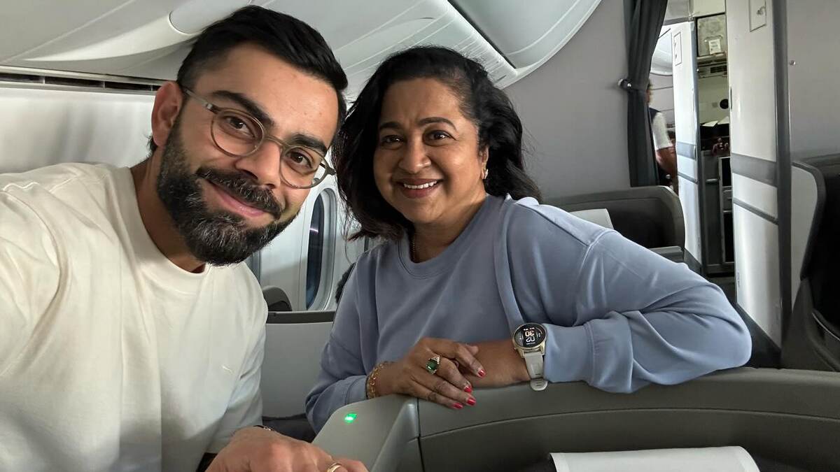 Actress Raadhika Sarathkumar Met Virat Kohli: விராட் கோலியை சந்தித்த நடிகை ராதிகா.. புகைப்படம் வைரல்..!