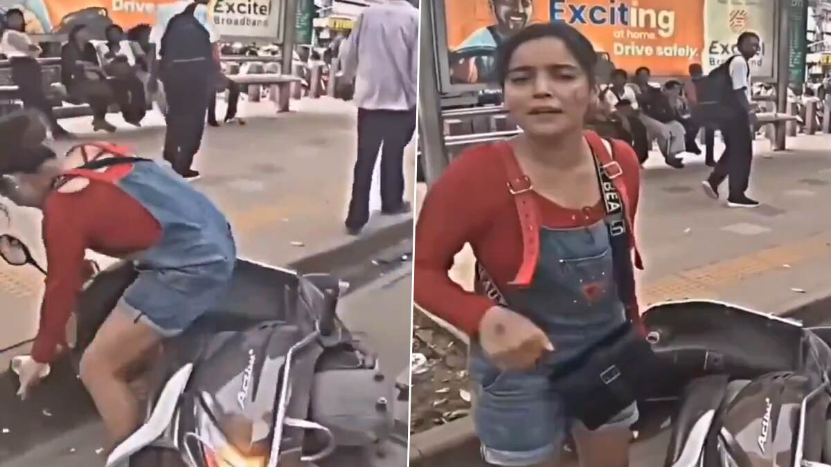 Female Rider Menace: இண்டிகேட்டரில் அலப்பறை செய்துவிட்டு நாடகமாடிய பெண்.. 