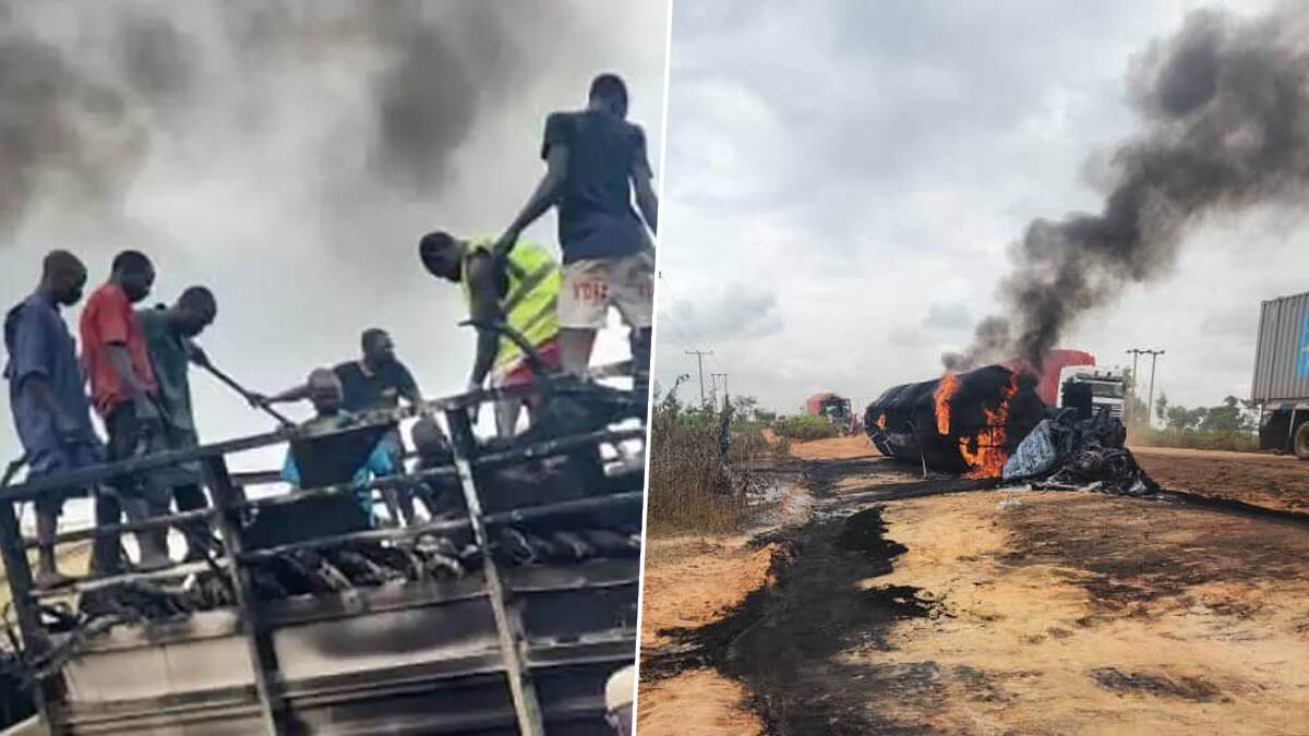 Fuel Truck Crash: எரிபொருள் ஏற்றிவந்த லாரி விபத்தில் சிக்கி சோகம்; 48 பேர் உடல் கருகி பலி..!