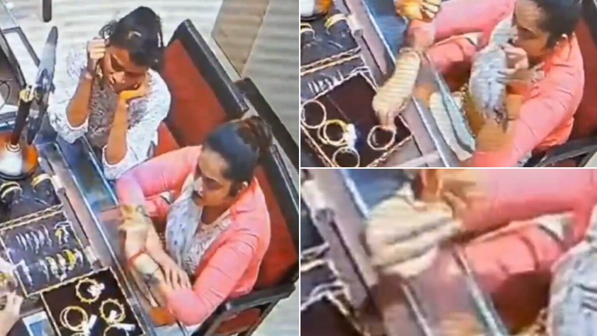 Gold Theft Caught on Camera: கல்யாண் ஜூவல்லர்ஸ் ஷோரூமில் பெண்கள் கைவரிசை.. சிசிடிவியால் அம்பலமான உண்மை.!