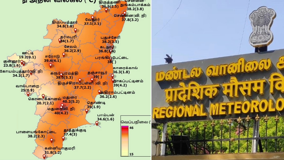 TN Weather Update: 2 நாட்களுக்கு வாட்டி வதைக்கப்போகும் வெயில்; தமிழ்நாட்டின் நாளைய வானிலை நிலவரம்.! விபரம் உள்ளே.!