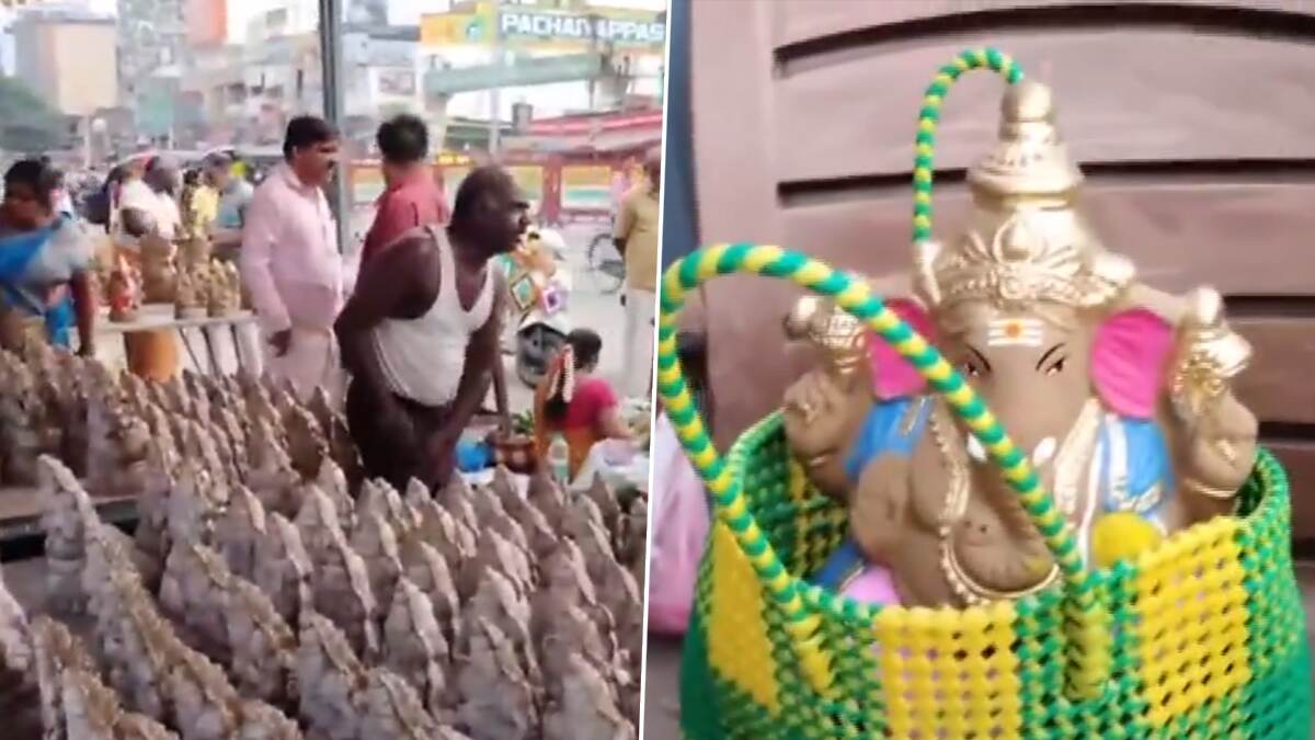 Kanchipuram: விநாயகர் சதுர்த்தி கொண்டாட்டம்; ஆர்வத்துடன் சிலைகளை வாங்கிச்செல்லும் மக்கள்.!