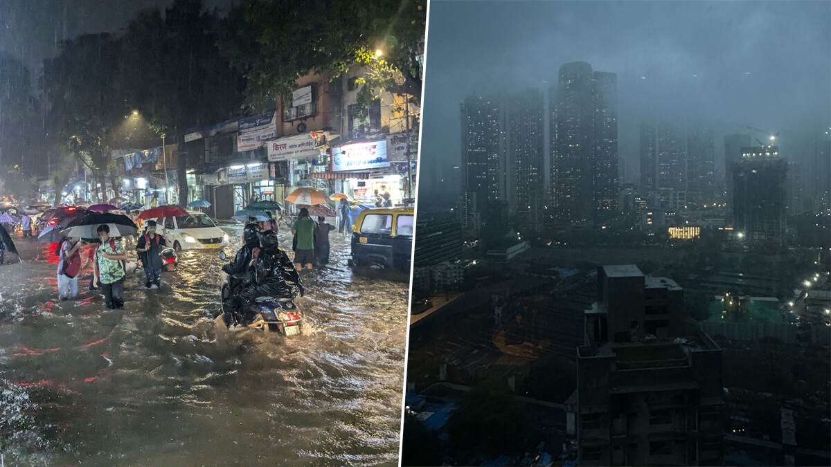 Mumbai Rains: கனமழையால் வெள்ளத்தில் மிதக்கும் மும்பை.. ரெட் அலர்ட் எச்சரிக்கை..!