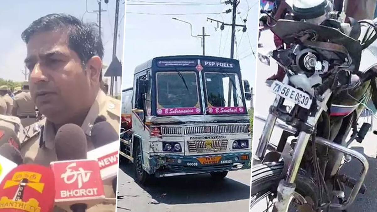 Nellai Accident: லாரி - இருசக்கர வாகனம் நேருக்கு நேர் மோதி சோகம்; நால்வர் பரிதாப பலி..!