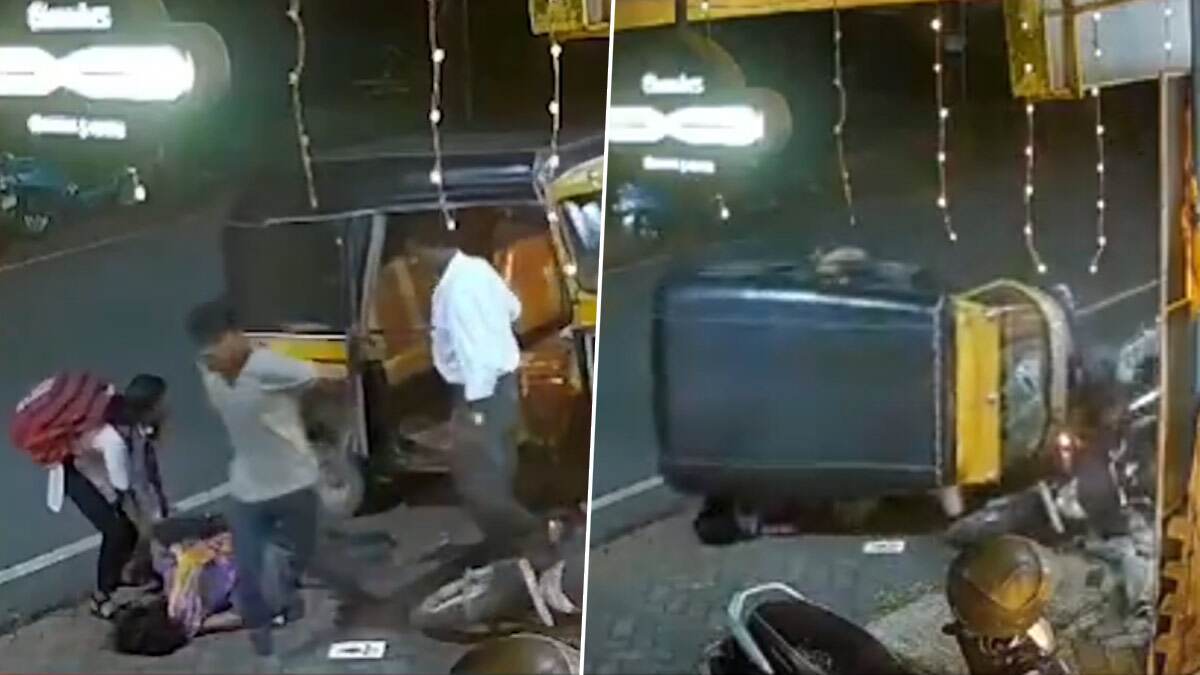 Brave Schoolgirl Rescues Mother: தாய்க்காக ஆட்டோவையேத் தூக்கிய மகள்.. விபத்திலிருந்து தாயைக் காப்பாற்றிய சேய்.. வைரலாகும் வீடியோ..!