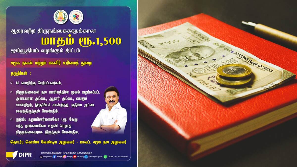TN Govt Scheme: ஆதரவற்ற திருநங்கைகளுக்கு மாதம் ரூ.1500/-.. விண்ணப்பிப்பது எப்படி?.. விபரம் உள்ளே.!