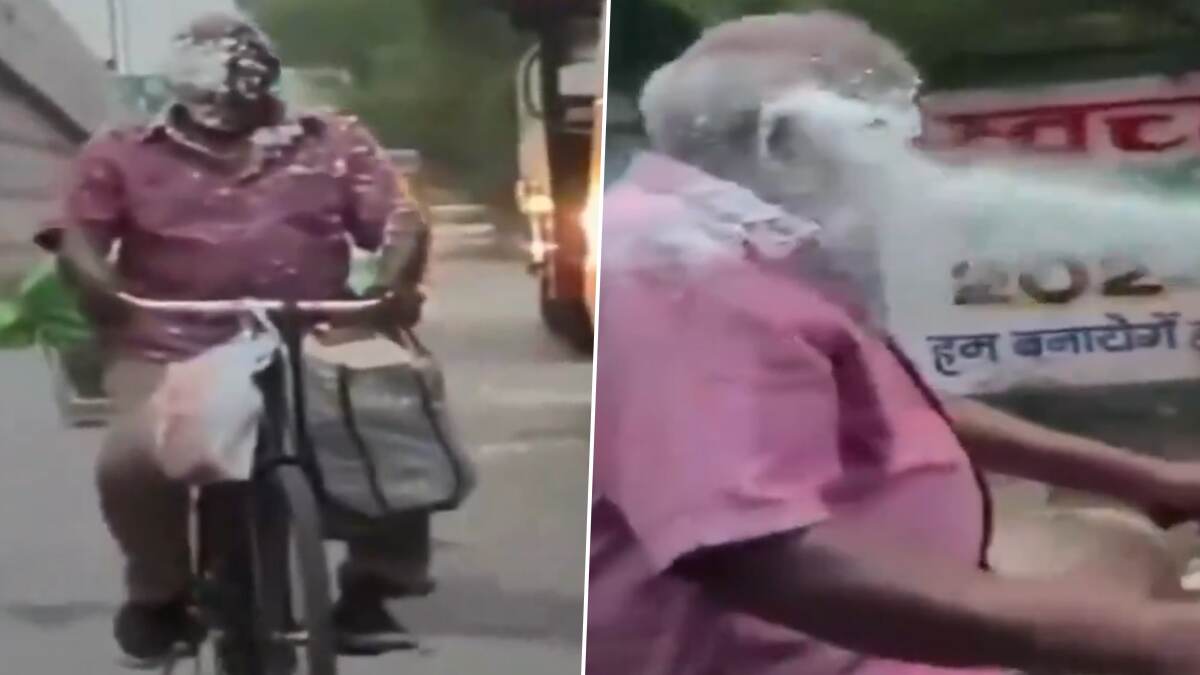 Viral Video: ரீல்ஸ்காக முதியவரின் முகத்தில் ஸ்பிரே அடித்த இளைஞர்கள்.. லைக்குக்காக நடுரோட்டில் செய்யும் கூத்து..!