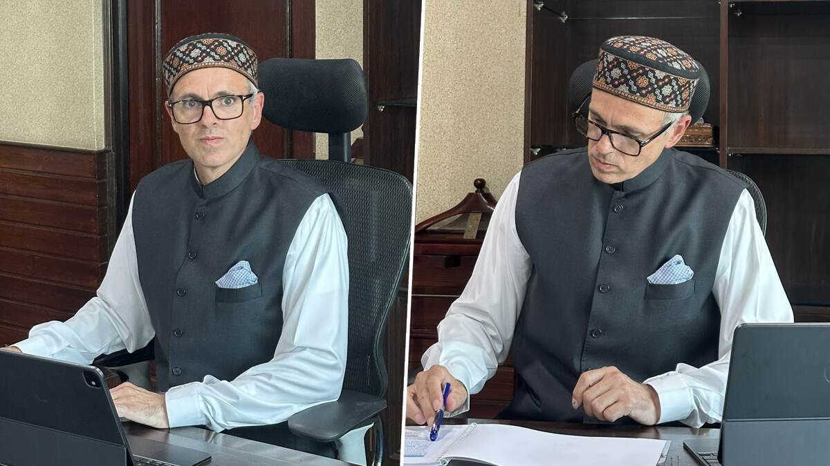 Omar Abdullah (Photo Credit: @PTI_News X)