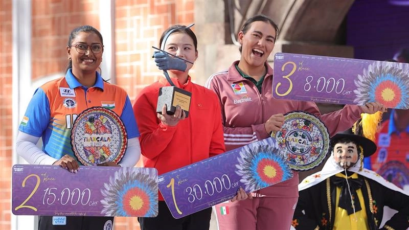 Archery World Cup: வில்வித்தை போட்டியில் அப்பறம்; இந்திய வீராங்கனை தீபிகா குமாரி வெள்ளி வென்று அசத்தல்.!
