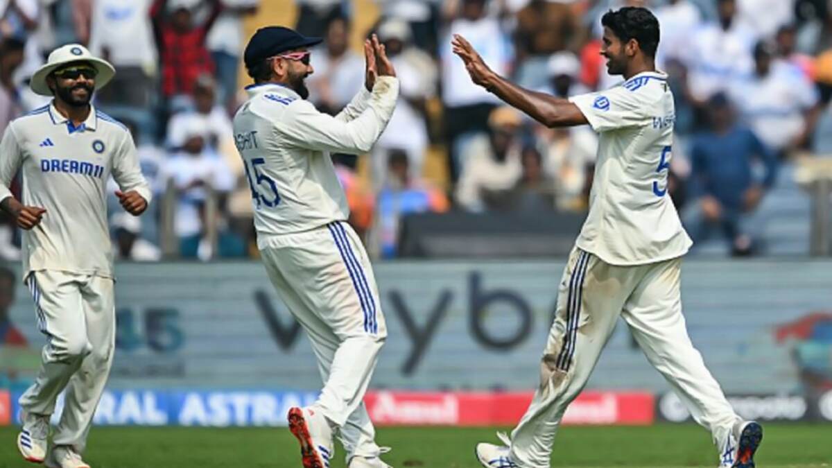 IND Vs NZ 2nd Test: நியூசிலாந்து அணி 259 ரன்களுக்கு ஆல் அவுட்.. அஸ்வின், சுந்தர் அபார பந்துவீச்சு..!
