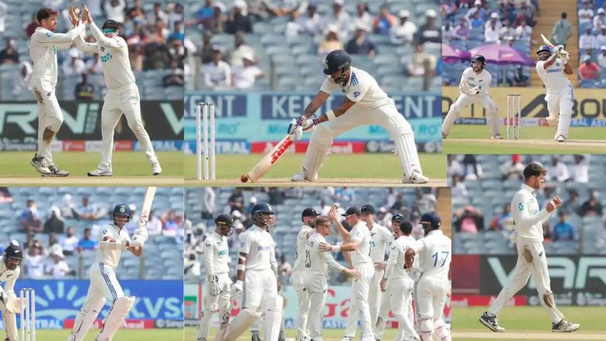 IND Vs NZ 2nd Test: இரண்டாம் நாள் மதிய உணவு இடைவேளை; இந்தியா 7 விக்கெட்களை இழந்து தடுமாற்றம்.. சான்ட்னர் அசத்தல் பந்துவீச்சு..!