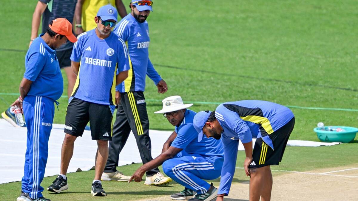 IND Vs NZ: களத்தை நேரில் வந்து சோதனையிட்ட ரோஹித் சர்மா, கெளதம் காம்பிர்.. இந்தியா - நியூசிலாந்து இரண்டாவது டெஸ்ட் போட்டிக்கு தயார்.!