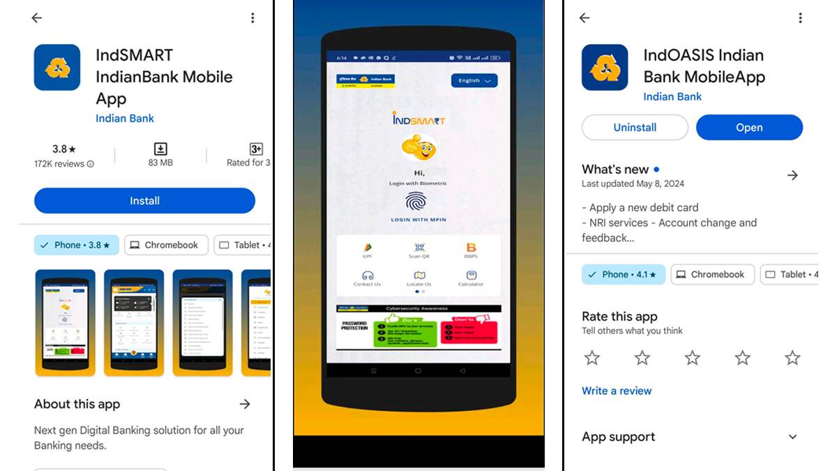 IND SMART App: இந்தியன் வங்கி வாடிக்கையாளர்களே.. பழைய செயலி விரைவில் முடக்கம்.. புதிய செயலியை டவுன்லோட் பண்ணிடீங்களா?.. விபரம் உள்ளே.!