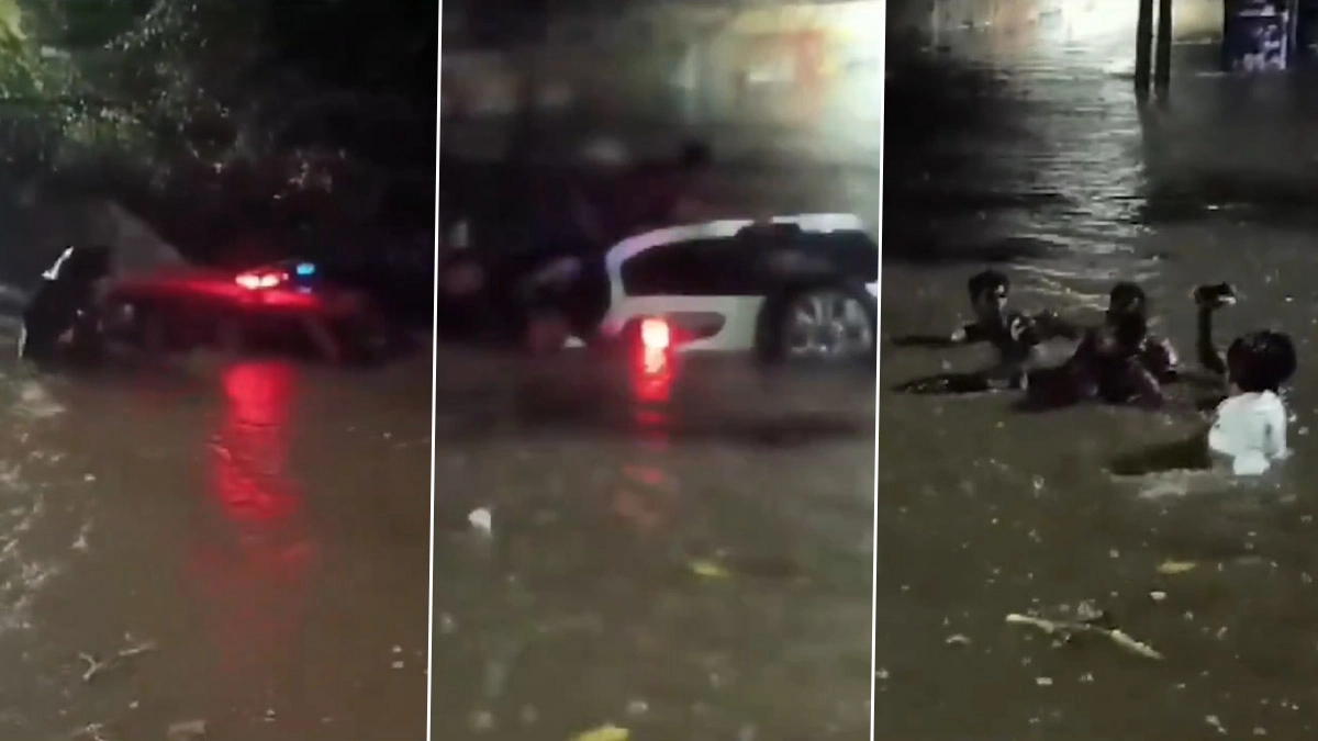 Car Struck into Flood: மதுரையை அலறவிட்ட பேய் மழை; சுரங்கப்பாதையில் சிக்கிய கார்.. 3 பேரின் உயிரை காப்பாற்றிய போலீஸ்.. குவியும் பாராட்டுக்கள்.!