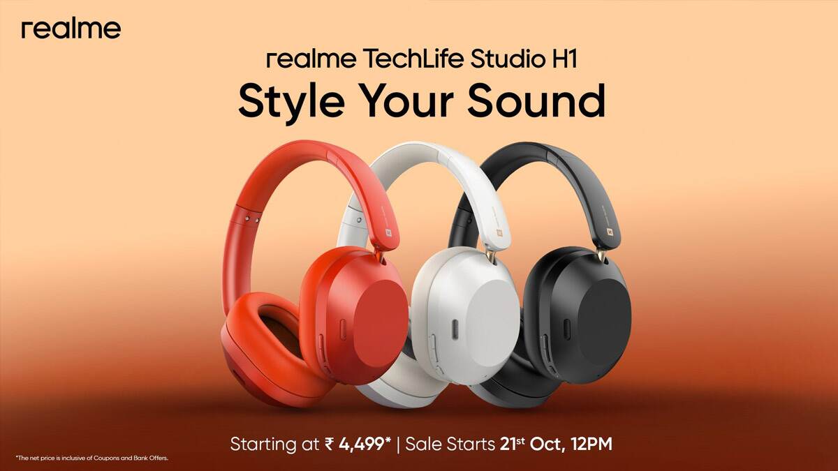 Realme Techlife Studio H1: ரியல்மி டெக்லைஃப் ஸ்டூடியோ எச்1 ஹெட்போன்.. சிறப்பம்சங்கள் என்ன தெரியுமா?!