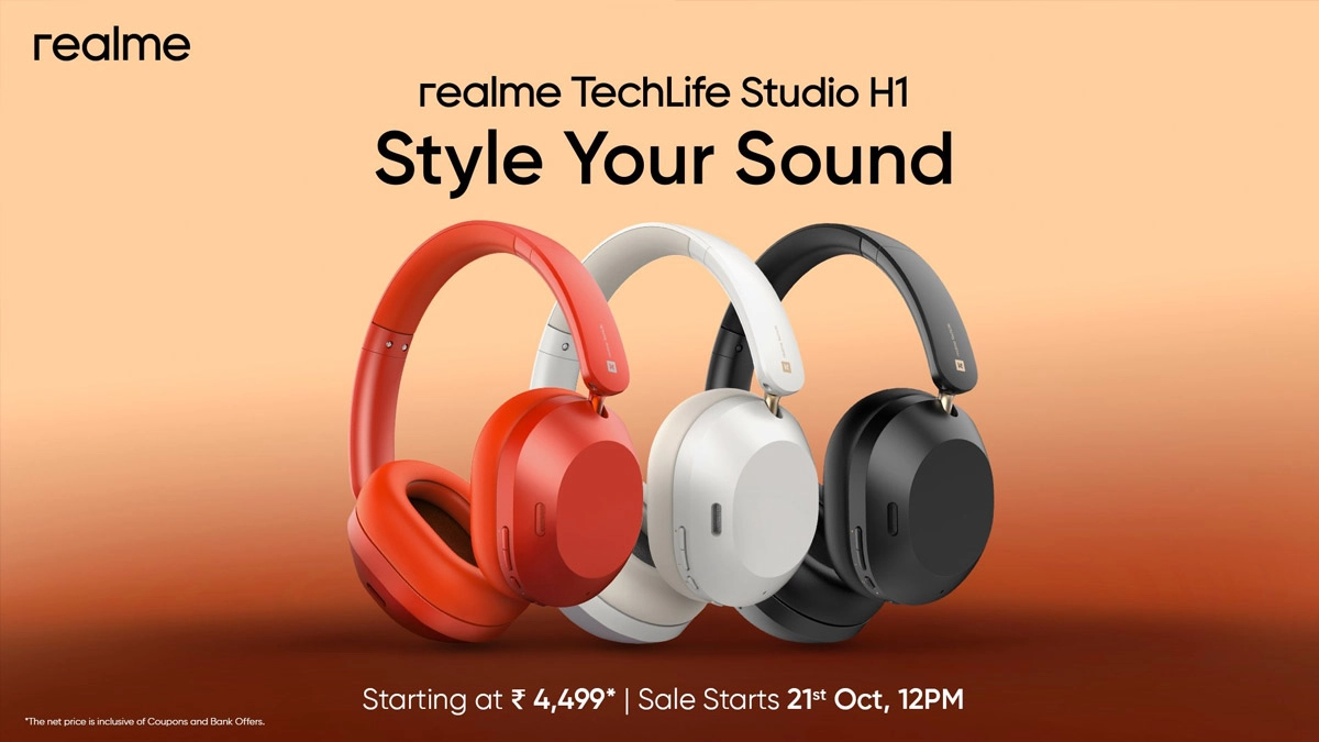 Realme Techlife Studio H1: ரியல்மி டெக்லைஃப் ஸ்டூடியோ எச்1 ஹெட்போன்.. சிறப்பம்சங்கள் என்ன தெரியுமா?!