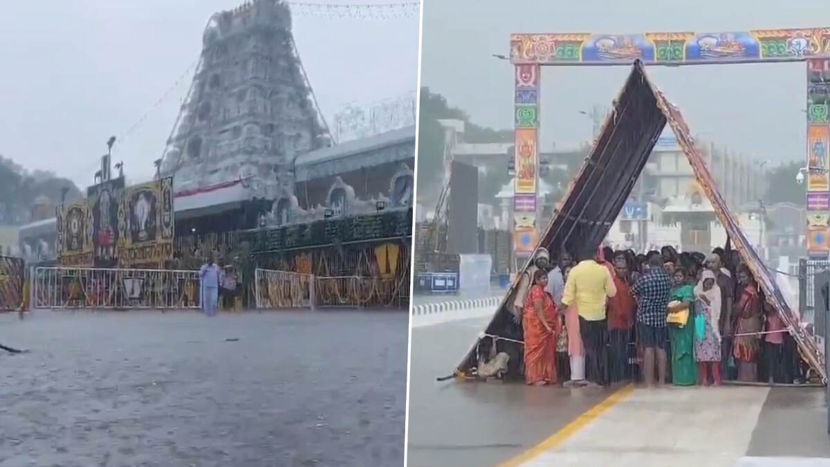 Tirupati Flood: வெள்ளத்தில் தத்தளிக்கும் திருப்பதி.. கோயிலில் சிக்கி தவிக்கும் பக்தர்கள்.. ஸ்தம்பித்த ஆந்திரா.!