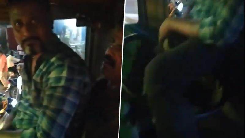 Drunken Man Atrocity: ஓட்டுனரின் மடியில் போதை ஆசாமி.. குழந்தைபோல அடம்பிடித்து அடாவடி.. திருப்பூரில் பகீர்.!