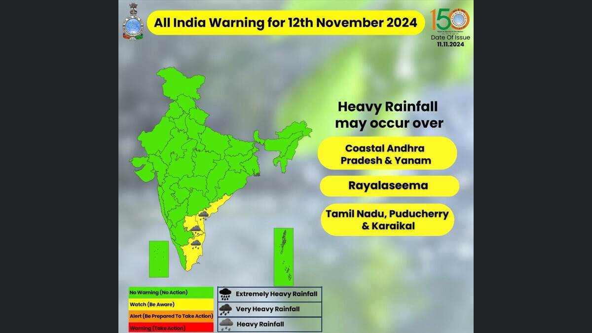 வானிலை: 13 மாவட்டங்களுக்கு ஆரஞ்சு, மஞ்சள் அலர்ட் விடுப்பு; நாளை வானிலை நிலவரம் என்ன?.. விபரம் உள்ளே.! | LatestLY தமிழ்