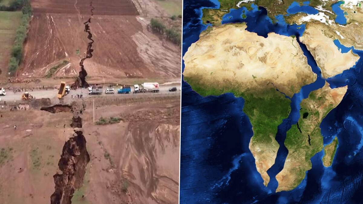 Africa Split In Two: உருவாகும் 8வது கண்டம்.. இரண்டாக உடையும் ஆப்பிரிக்கா..! முழு விவரம் உள்ளே..!