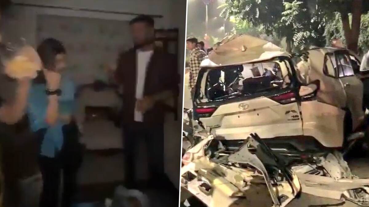 Road Accident: இரவு பார்ட்டியில் குடித்துவிட்டு வாகனம் ஓட்டிய கும்பல்.. கண்டெய்னரில் மோதியதில் 6 பேர் பரிதாப பலி..!