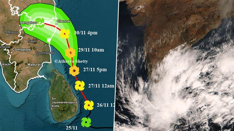 வானிலை: உருவாகப்போகும் ஃபெங்கால் புயல்.. தமிழக மாவட்டங்களுக்கு ரெட் அலர்ட்; மக்களே ஜாக்கிரதை..!