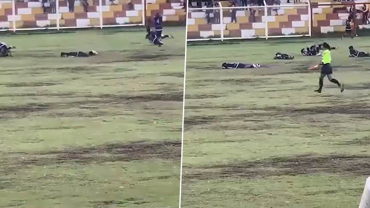 Lightning Strike: கால்பந்தாட்டத்தில் குறுக்கே புகுந்த மின்னல்; பரிதாபமாக பறிபோன உயிர்.. பதறவைக்கும் காட்சி..!