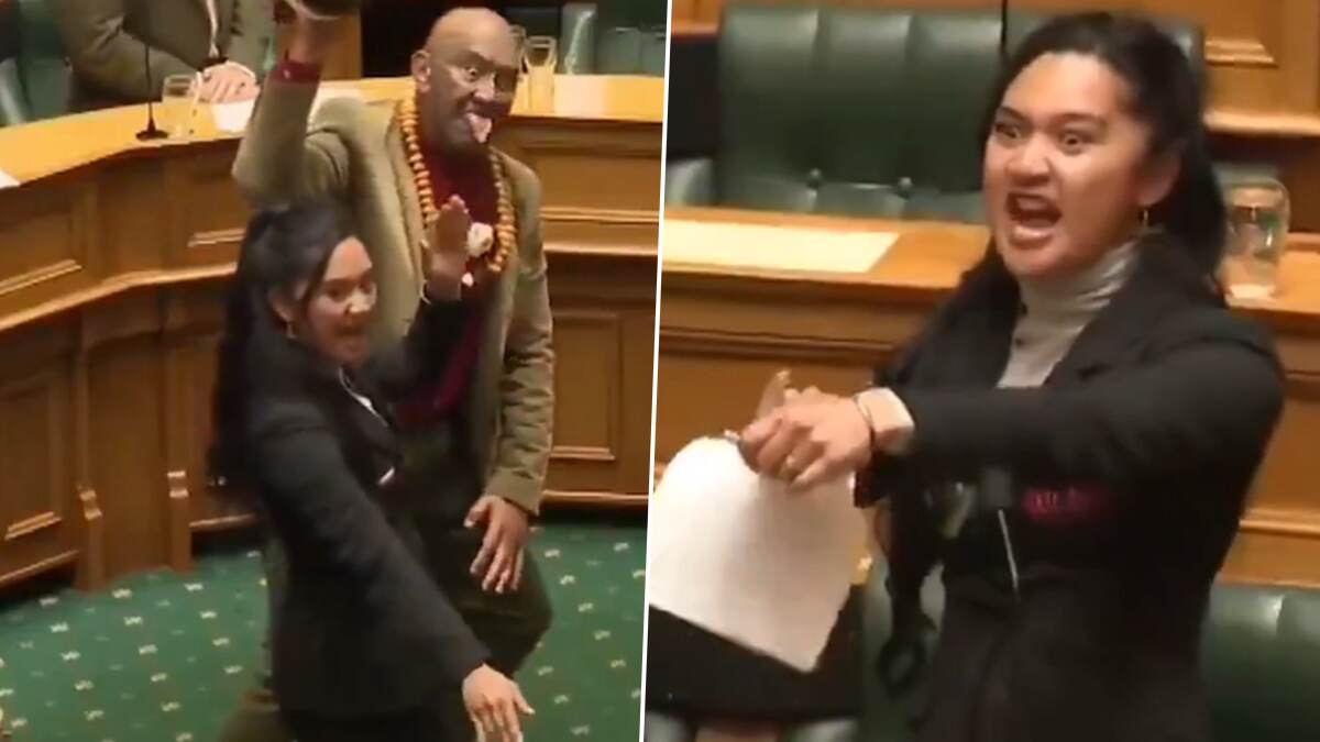 New Zealand Parliament: மவோரி மக்களுக்கு எதிரான சட்டம்.. நாடாளுமன்றத்தில் பழங்குடியின பெண் எம்.பி. நடனம் ஆடி எதிர்ப்பு..!